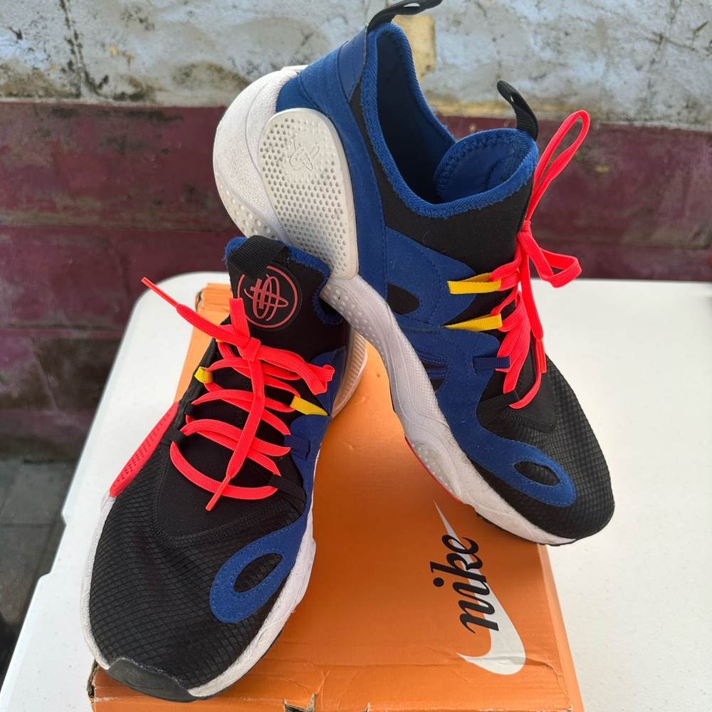 Nike Black and Blue Sneakers Modern Design